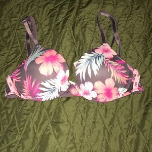 tropical Pink t shirt bra